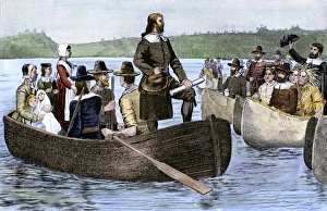 Roger Williams brings the colony charter to Rhode Island, 1644 Roger Williams brings the colony charter to Rhode Island, 1644