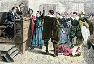 Testimony at the Salem witchcraft trials, 1690s Testimony at the Salem witchcraft trials, 1690s