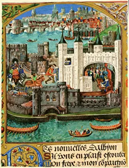 Tower of London in the late Middle Ages Tower of London in the late Middle Ages