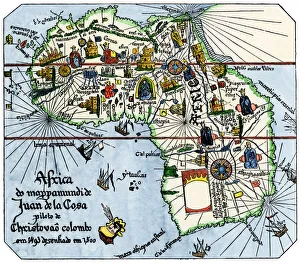 Vasco da Gamas route around Africa, 1400s Vasco da Gamas route around Africa, 1400s