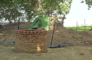Water well excavated at Jamestown, Virginia Water well excavated at Jamestown, Virginia