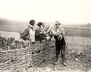 Three girls hiking in Sussex, Easter 1932 Three girls hiking in Sussex, Easter 1932