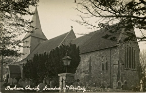 Historic Church Architecture England Prints: Holy Trinity Bosham