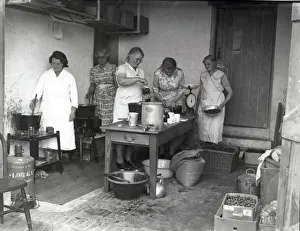 Lodsworth Womens Institute jam making, August 1943 Lodsworth Womens Institute jam making, August 1943