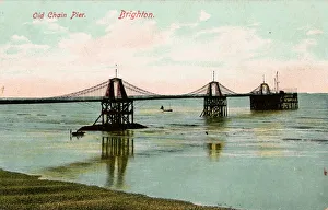 West sussex record office/general photographic/old chain pier brighton West sussex record office/general photographic/old chain pier brighton
