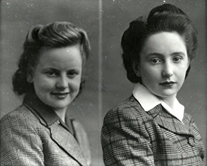 Portraits of two ladies - July 1944 Portraits of two ladies - July 1944