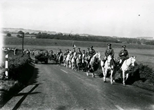 Royal Scots Greys riding up Duncton Hill, August 1936 Royal Scots Greys riding up Duncton Hill, August 1936