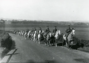Royal Scots riding up Duncton Hill, August 1936 Royal Scots riding up Duncton Hill, August 1936