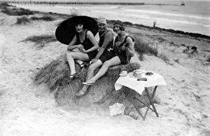 On the sand dunes, Littlehampton, 1920s On the sand dunes, Littlehampton, 1920s