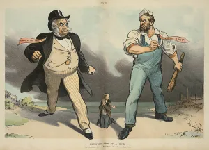 American Industry History Prints: BETWEEN TWO OF A KIND