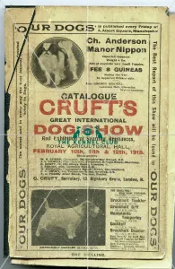 1915 Crufts Catalogue cover 1915 Crufts Catalogue cover