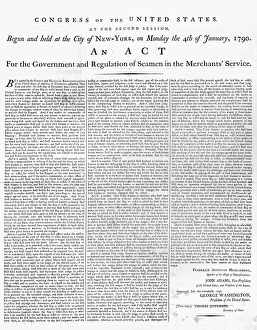 ACT OF CONGRESS, 1790. An Act of Congress, passed in New York City for the regulation ACT OF CONGRESS, 1790. An Act of Congress, passed in New York City for the regulation