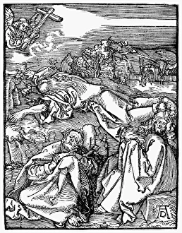 AGONY IN THE GARDEN. Woodcut, c1509, by Albrecht Durer AGONY IN THE GARDEN. Woodcut, c1509, by Albrecht Durer
