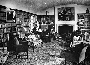 ALFRED EDWARD NEWTON (1864-1940). American bibliophile. Photographed in the library of ALFRED EDWARD NEWTON (1864-1940). American bibliophile. Photographed in the library of