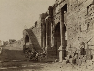 ALGERIA: ARCH OF CARACALLA. Ruins of the 3rd century A ALGERIA: ARCH OF CARACALLA. Ruins of the 3rd century A