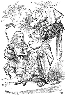 ALICE IN WONDERLAND, 1865. Alice and the Duchess ALICE IN WONDERLAND, 1865. Alice and the Duchess