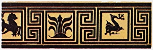 ANCIENT GREEK ORNAMENT. Fret from an ancient Greek vase ANCIENT GREEK ORNAMENT. Fret from an ancient Greek vase