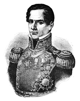 ANTONIO LOPEZ de SANTA ANNA (1794-1876). Mexican soldier and political leader. Lithograph ANTONIO LOPEZ de SANTA ANNA (1794-1876). Mexican soldier and political leader. Lithograph