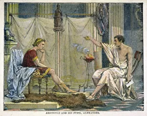 ARISTOTLE & ALEXANDER. Aristotle (384-322 B.C) tutoring Alexander the Great (356-323 B.C) ARISTOTLE & ALEXANDER. Aristotle (384-322 B.C) tutoring Alexander the Great (356-323 B.C)