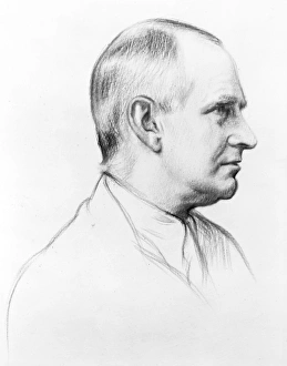 ARTHUR STANLEY EDDINGTON (1882-1944). English astronomer. Chalk drawing, 1928-1929 ARTHUR STANLEY EDDINGTON (1882-1944). English astronomer. Chalk drawing, 1928-1929