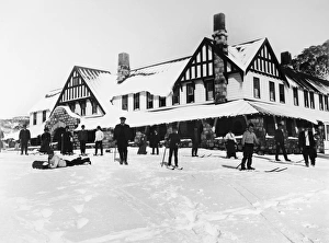 AUSTRALIA: SKIING, 1911. Hotel Kosciusko, New South Wales, Australia, 1911 AUSTRALIA: SKIING, 1911. Hotel Kosciusko, New South Wales, Australia, 1911