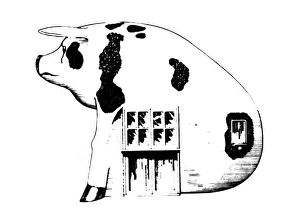 BARBECUE STAND, 1933. Design for a barbecue stand, from a patent application submitted in 1933 by William H BARBECUE STAND, 1933. Design for a barbecue stand, from a patent application submitted in 1933 by William H