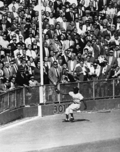 Prints of WORLD SERIES, 1955 Mammal Prints: 1955 World Series Print: Sandy Amoros' Catch