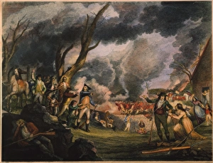 BATTLE OF LEXINGTON, 1775. 19 April 1775. Engraving, 1798, by Cornelius Tiebout BATTLE OF LEXINGTON, 1775. 19 April 1775. Engraving, 1798, by Cornelius Tiebout