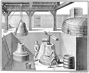 Bell Casting Print, 1763