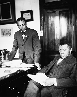BOOKER T. WASHINGTON (1856-1915). American educator BOOKER T. WASHINGTON (1856-1915). American educator