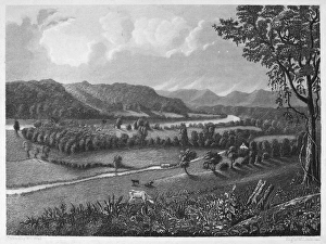 English Military Leaders Prints: BRADDOCK: FORT DUQUESNE