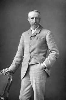 BRITON RIVIERE (1840-1920). English painter. Photograph by W. & D. Downey, c1891 BRITON RIVIERE (1840-1920). English painter. Photograph by W. & D. Downey, c1891