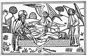 BURIAL OF MOSES. The burial of Moses in a valley in the land of Moab (Deuteronomy 35: 5-6) BURIAL OF MOSES. The burial of Moses in a valley in the land of Moab (Deuteronomy 35: 5-6)