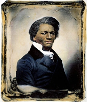 (c1817-1895). American abolitionist and writer. Oil over a daguerreotype, c1855 (c1817-1895). American abolitionist and writer. Oil over a daguerreotype, c1855