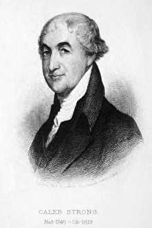 CALEB STRONG (1745-1819). American politician CALEB STRONG (1745-1819). American politician