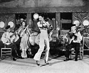 Carmen Amaya (1913-1963) dancing the flamenco. Photograph, 1942 Carmen Amaya (1913-1963) dancing the flamenco. Photograph, 1942