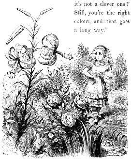 CARROLL: LOOKING GLASS. Alice in the Garden of Live Flowers CARROLL: LOOKING GLASS. Alice in the Garden of Live Flowers