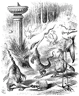 CARROLL: LOOKING GLASS. The creatures from the poem, Jabberwocky, as they were CARROLL: LOOKING GLASS. The creatures from the poem, Jabberwocky, as they were