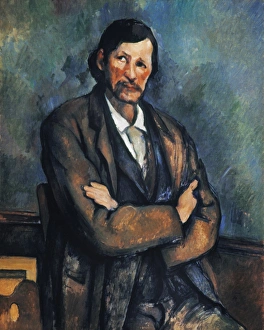 CEZANNE: MAN, c1899. Man with Crossed Arms. Canvas, c1899, by Paul Cezanne CEZANNE: MAN, c1899. Man with Crossed Arms. Canvas, c1899, by Paul Cezanne
