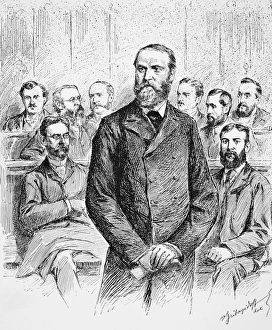 CHARLES STUART PARNELL (1846-1891). Irish Nationalist leader. Drawing, 1890. Mr CHARLES STUART PARNELL (1846-1891). Irish Nationalist leader. Drawing, 1890. Mr