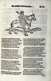 CHAUCER. Beginning of Clerk of Oxenfords Tale from the first edition of Chaucer's CHAUCER. Beginning of Clerk of Oxenfords Tale from the first edition of Chaucer's