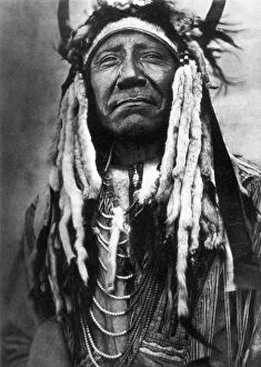 CHEYENNE CHIEF, c1910. The Cheyenne chief Two Moons. Photographed by Edward S. Curtis, c1910 CHEYENNE CHIEF, c1910. The Cheyenne chief Two Moons. Photographed by Edward S. Curtis, c1910