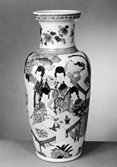 ChineseArt Collection: Chinese porcelain vase from the reign of Emperor K ang Hsi (1661-1722)