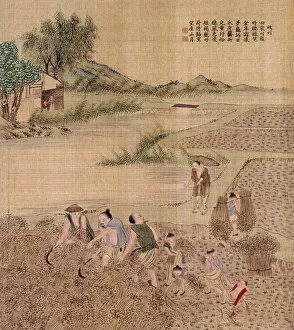 ChineseArt Collection: Chinese silk painting, c1650-1726