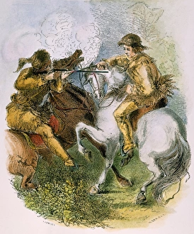 American Frontiersman Prints: CHRISTOPHER CARSON (1809-1868)