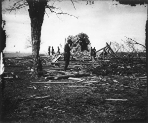 CIVIL WAR: BULL RUN, 1861. Ruins of Mrs. Judith Henry's house at Bull Run, Virginia CIVIL WAR: BULL RUN, 1861. Ruins of Mrs. Judith Henry's house at Bull Run, Virginia