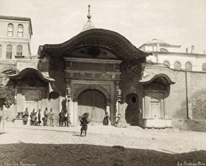 CONSTANTINOPLE: PORTE. The 'Sublime Porte,' gateway to the palace and offices of CONSTANTINOPLE: PORTE. The 'Sublime Porte,' gateway to the palace and offices of