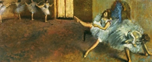 DEGAS: BEFORE BALLET, 1888. Edgar Degas: Before the Ballet. Canvas, 1888 DEGAS: BEFORE BALLET, 1888. Edgar Degas: Before the Ballet. Canvas, 1888