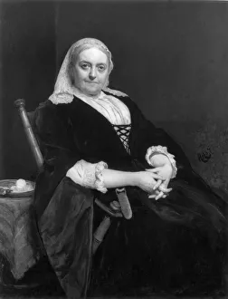 DINAH MARIA CRAIK (1826-1887). Nee Mullock. English writer. Oil on canvas, 1887 DINAH MARIA CRAIK (1826-1887). Nee Mullock. English writer. Oil on canvas, 1887