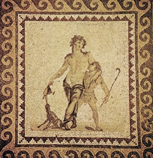 DIONYSUS/BACCHUS. Ionian mosaic from Antioch, Turkey DIONYSUS/BACCHUS. Ionian mosaic from Antioch, Turkey